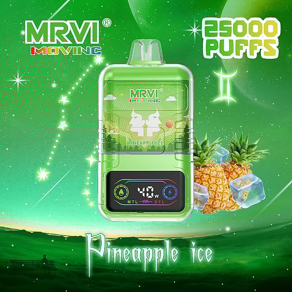 MRVI Moving 25000 Puffs Disposable Vape 4Nicotine 10Flavors Digital screen E Cigarettes - Image 8