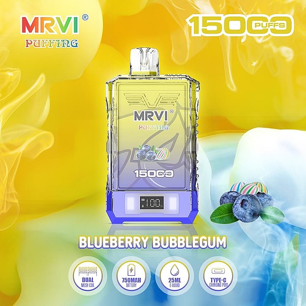 MRVI PUFFING 15000 Puffs Disposable Vape 4Nicotine 10Flavors Digital screen E Cigarettes - Image 7