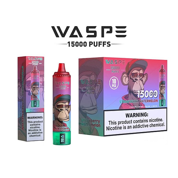 WASPE TORNADO 15000 Puffs Disposable Vape LED display Type-C 12Flavors 22ml liquid E Cigarette - Image 6