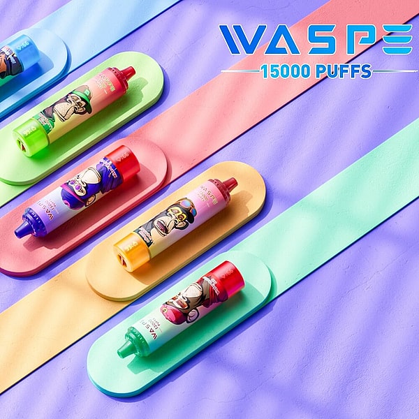 WASPE TORNADO 15000 Puffs Disposable Vape LED display Type-C 12Flavors 22ml liquid E Cigarette - Image 7