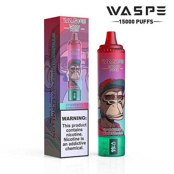 WASPE TORNADO 15000 Puffs Disposable Vape LED display Type-C 12Flavors 22ml liquid E Cigarette - Image 2