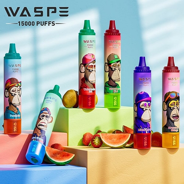 WASPE TORNADO 15000 Puffs Disposable Vape LED display Type-C 12Flavors 22ml liquid E Cigarette - Image 8