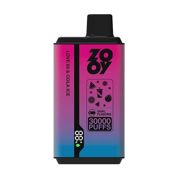 ZOOY twins 30000 Puffs Disposable Vape 4Nicotine 10Flavors Digital screen E Cigarettes - Image 8