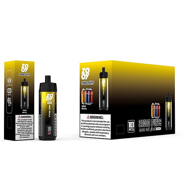 ZOOY shisha 20000 Puffs Disposable Vape 4Nicotine 10Flavors Digital screen E Cigarettes - Image 5