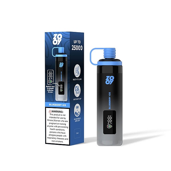 ZOOY shisha 25000 Puffs Disposable Vape 4Nicotine 10Flavors Digital screen E Cigarettes - Image 6