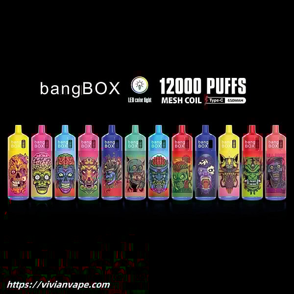 Bang box tornado 12000 Puffs Disposable Vape 4Nicotine 12Flavors Type-C E Cigarettes in stock - Image 2