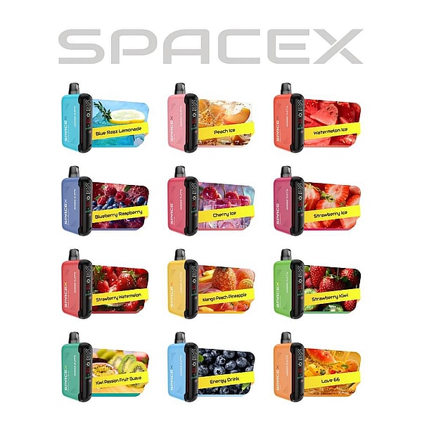 VAPME SPACEX 22000 Puffs Disposable Vape12Flavors Digital screen E Cigarettes free shipping - Image 7
