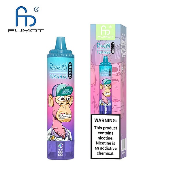 FUMOT RandM Tornado 15000 Puffs Vape 45Flavors in stock Digital screen Disposable E Cigarettes - Image 4