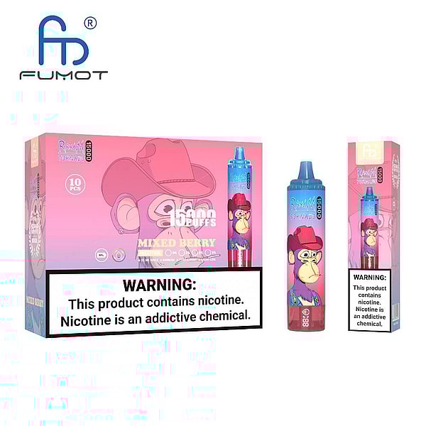 FUMOT RandM Tornado 15000 Puffs Vape 45Flavors in stock Digital screen Disposable E Cigarettes - Image 5