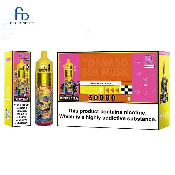 FUMOT RandM Tornado 30000 Puffs 30 Flavors Digital Screen Longest-Lasting Disposable Vape 2024 E Cigarettes Type-C - Image 6