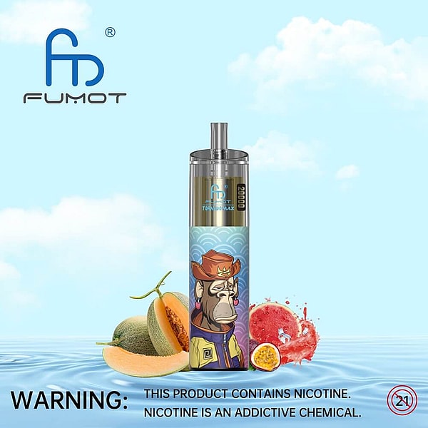 Fumot Tornado Max 20000 Puffs Disposable Vape 29 Flavors 850mAh Battery0/2/5% Nicotine Long-Lasting Vaping Vape 25ml Mesh Coil - Image 2