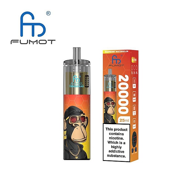 Fumot Tornado Max 20000 Puffs Disposable Vape 29 Flavors 850mAh Battery0/2/5% Nicotine Long-Lasting Vaping Vape 25ml Mesh Coil - Image 3