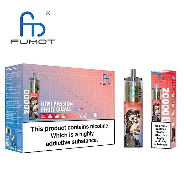 Fumot Tornado Max 20000 Puffs Disposable Vape 29 Flavors 850mAh Battery0/2/5% Nicotine Long-Lasting Vaping Vape 25ml Mesh Coil - Image 4
